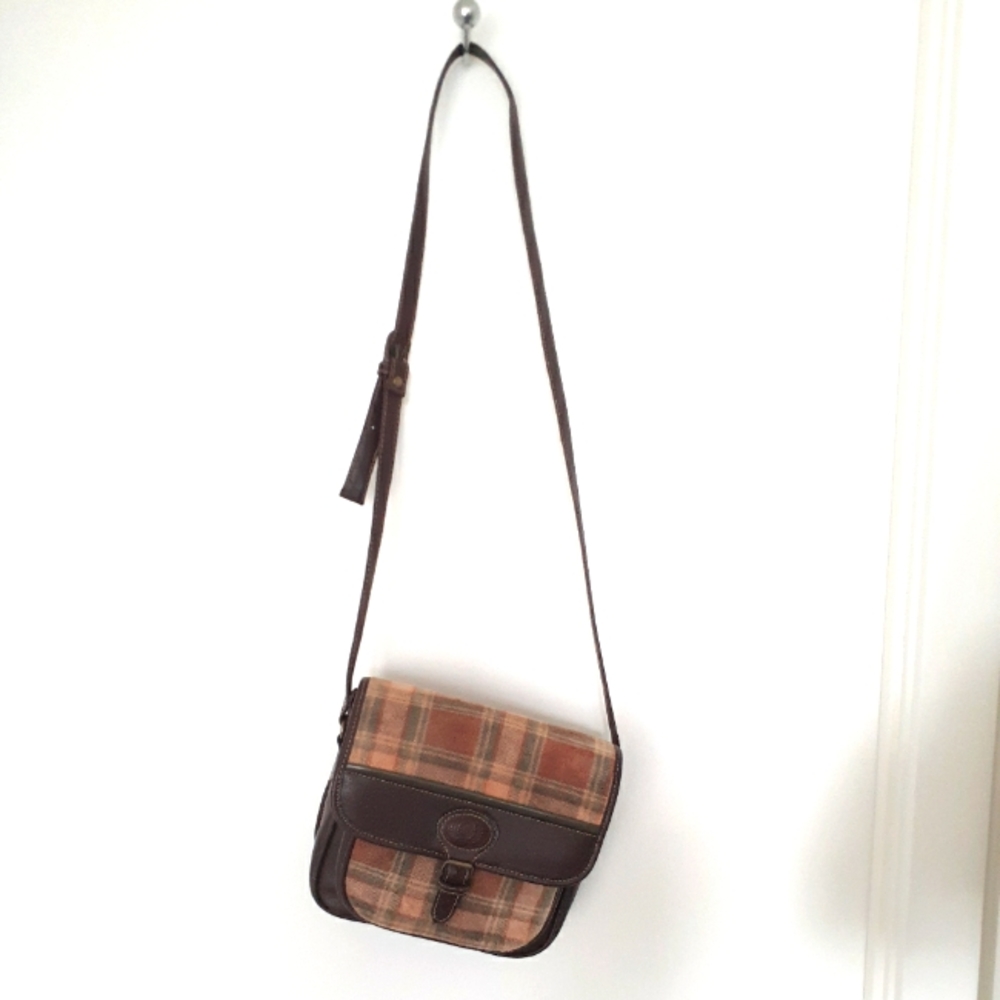 Vintage Plaid Crossbody bag